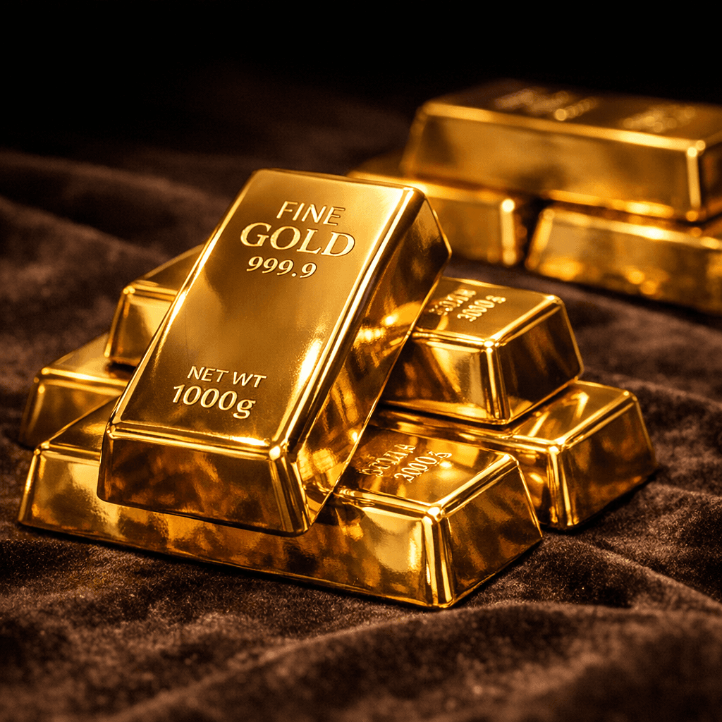 Oro en lingotes y monedas certificadas